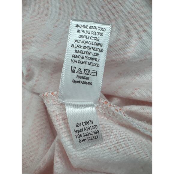 Stan Herman 100% SMALL Cotton orange white caftan jersey knit spilt Vneck lounge - Picture 10 of 10